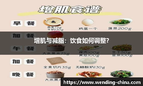 增肌与减脂：饮食如何调整？